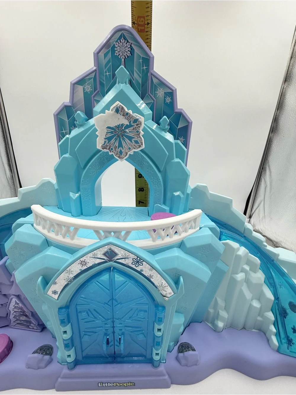 Fisher Price Little People Frozen Elsa Ice Castle Musical Playset With Sleigh